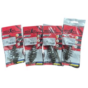 קפיץ ריג שערה מוכן כפול לקרפיון