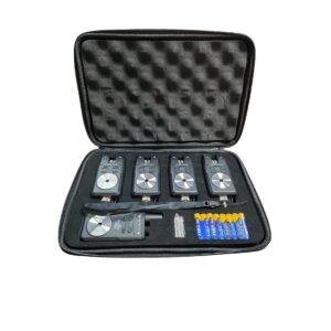 סט זמזמים אלקטרוניים לקרפיונים עם שלט ונרתיק קשיח