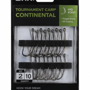 BKK Tournament Carp Continental | קרסים מקצועיות לדייג קרפיונים